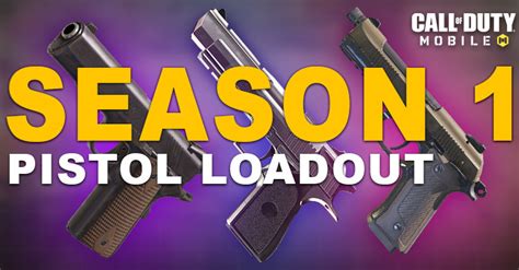 Codm Best Pistol Loadout