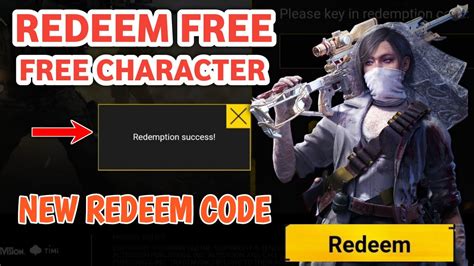 codm free character redeem code