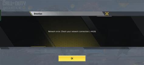 codm network error 4a28 fix