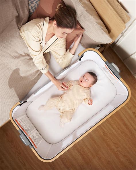 Lit Bébé à Barreaux Cododo En Hêtre Massif Blanc 40x90 Cm Lit bébé BUT