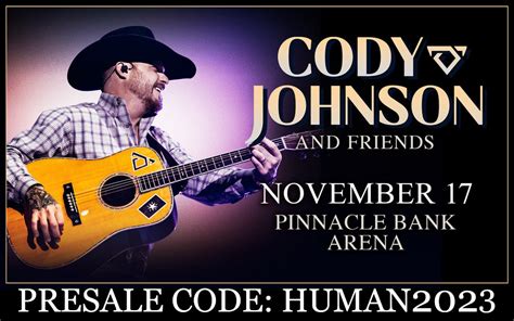 Cody Johnson Presale Code Baton Rouge