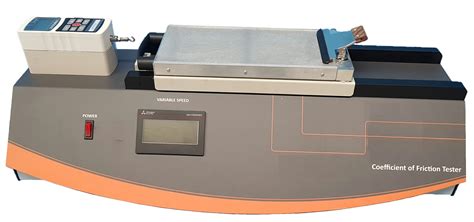 coefficient of friction testing machine