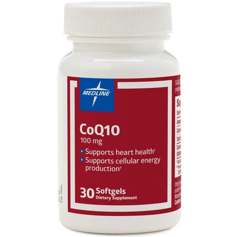 coenzyme q10 softgel 100mg 30ct