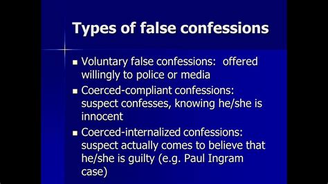 coerced compliant false confession