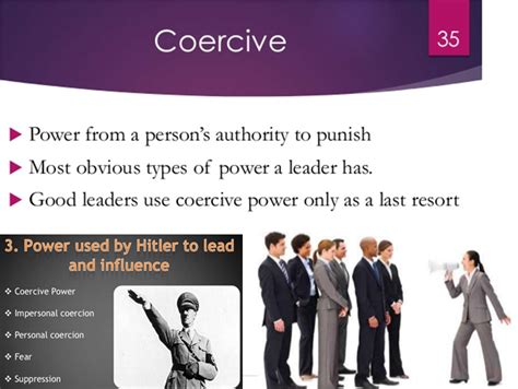 coercive definition of leadership