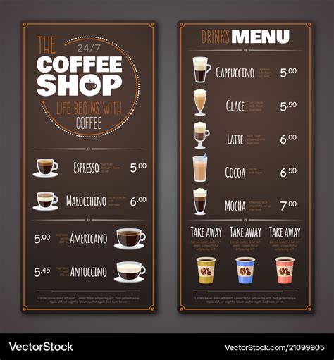Coffee Menu Flyer Template by KAterPorsche Codester