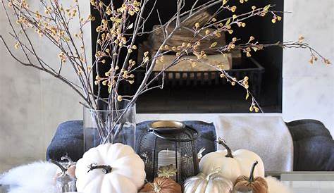 Coffee Table Autumn Styling