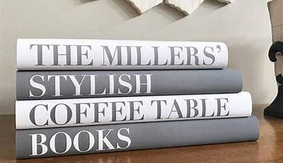 Coffee Table Books White