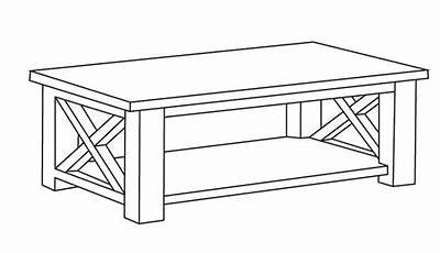Coffee Table Drawing Ideas