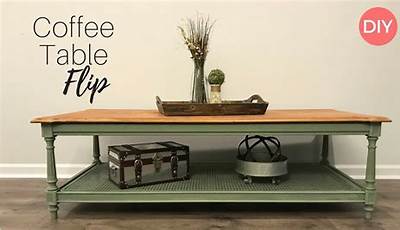 Coffee Table Flip Diy Furniture