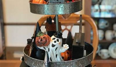 Coffee Table Halloween Decor Ideas Decorative Trays
