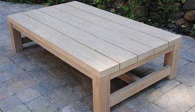 Coffee Table Ideas Outdoor