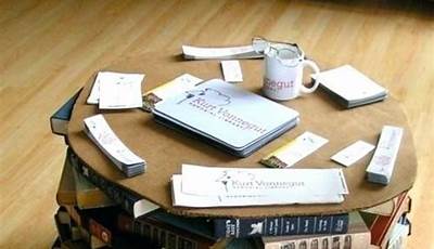 Coffee Table Made Out Of Books
