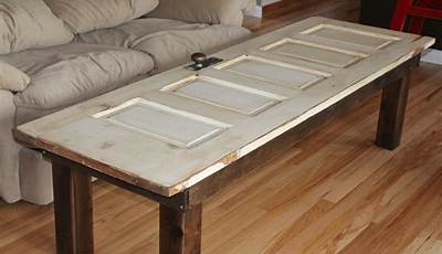Coffee Tables From Old Doors