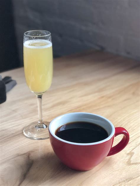 coffee and mimosas