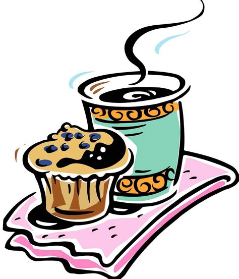 coffee and muffin clipart