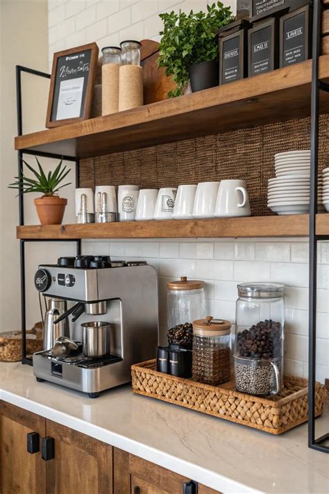 Coffee Bar Ideas For Your Kitchen