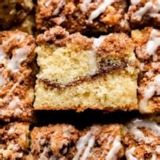 broke foodie Almond coffee cake