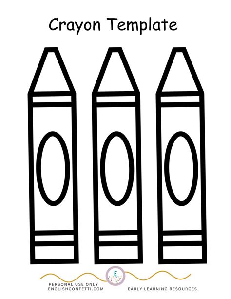 Coffee Container Printable Crayon