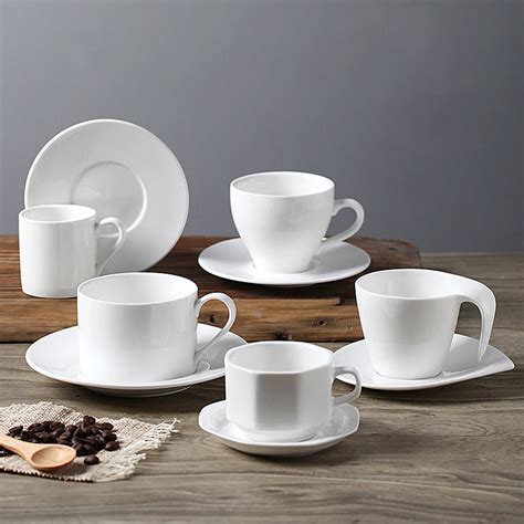 coffee cup and plate set
