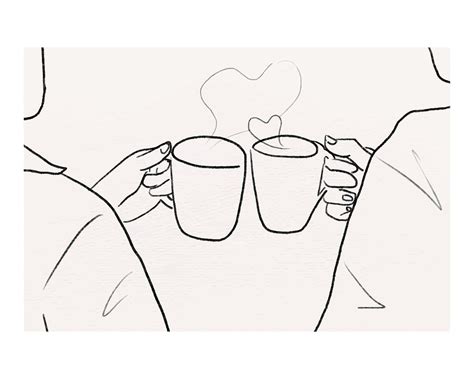 coffee date drawing
