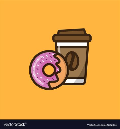 Coffee Donut Icon