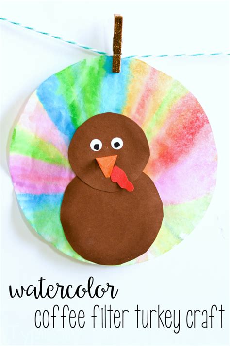 Coffee Filter Turkey Craft