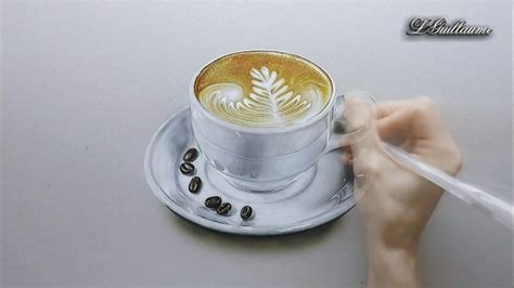 Coffee Hyperrealism Drawing