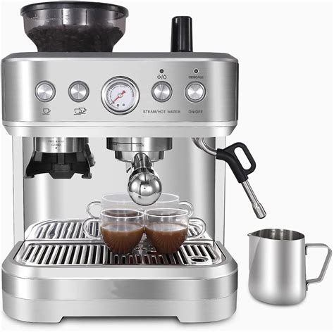 Coffee Latte Machine With Grinder