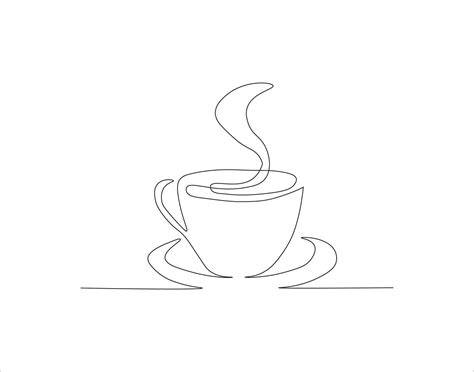 coffee line drawing