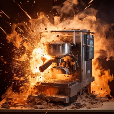 Coffee Machine Exploding