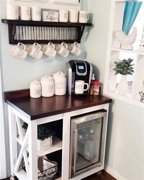 Coffee Machine Storage Ideas