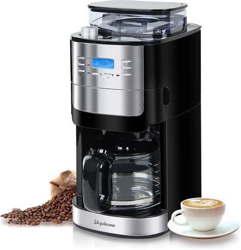 coffee maker with grinder built in