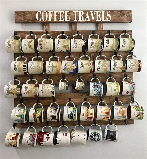Coffee Mug Collection Display