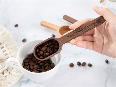 Coffee Scoop Engraved
