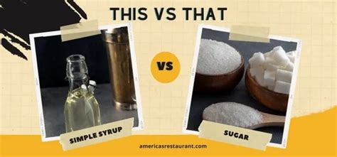 Coffee Syrup Vs Sugar