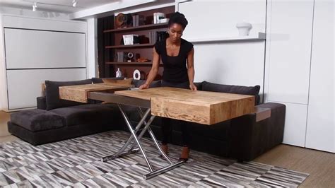 Coffee Table Becomes Dining Table