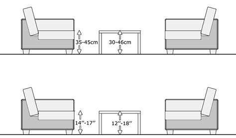 Coffee Table Dimensions In Inches