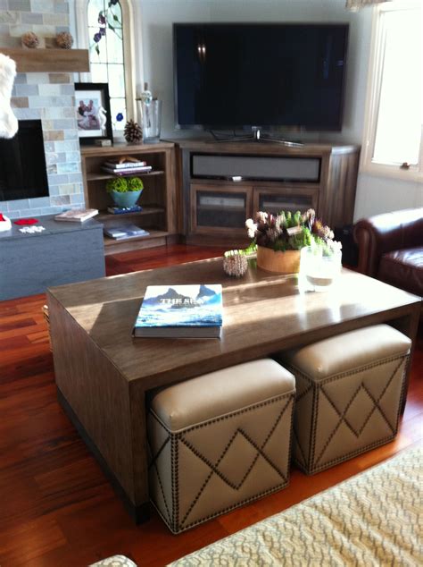 Coffee Table Extra Seating