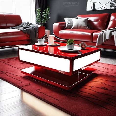 Coffee Table Red Design