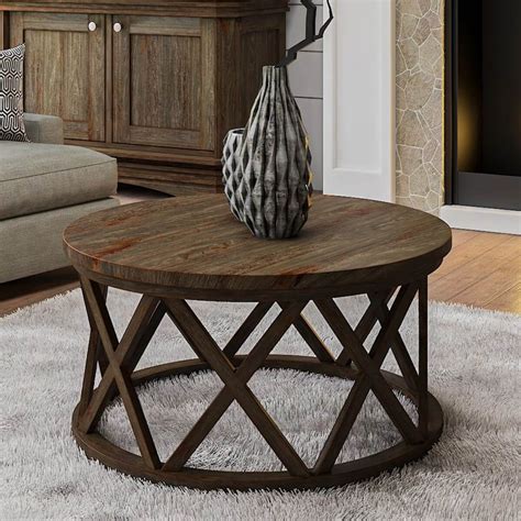 Coffee Table Round Rustic