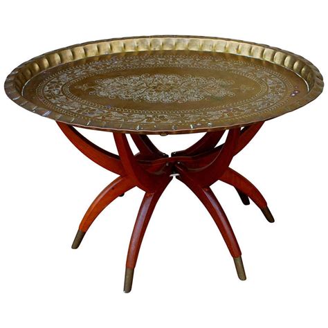 Coffee Table Tray Brass