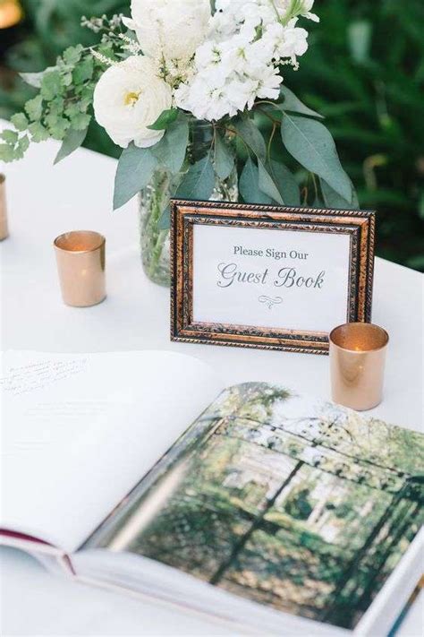 Coffee Table Wedding Guest Book