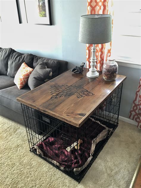 Coffee Table With Dog Crate