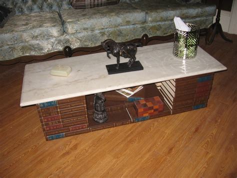 Coffee Table With Encyclopedia Set