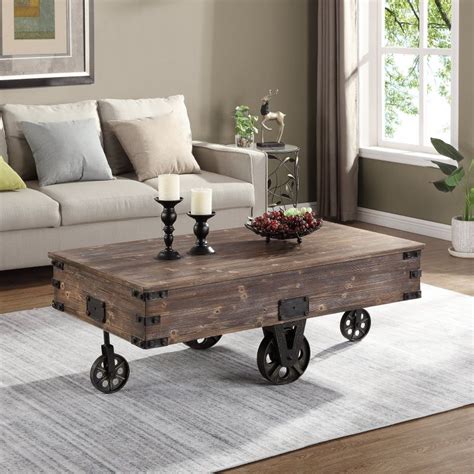 coffee tables with wheels