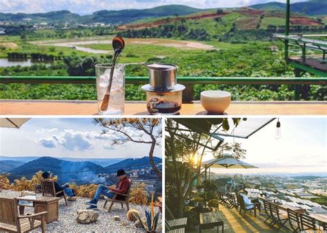 coffee with a view in dalat