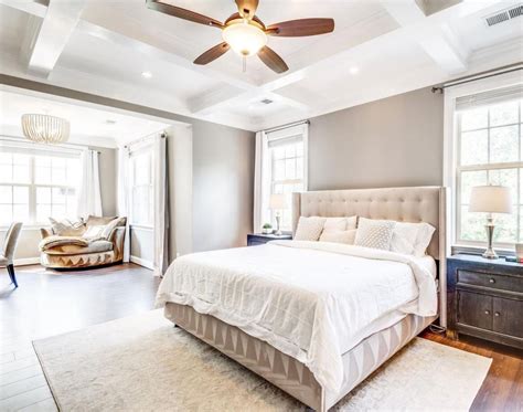 Incredible Coffered Ceiling Master Bedroom Ideas