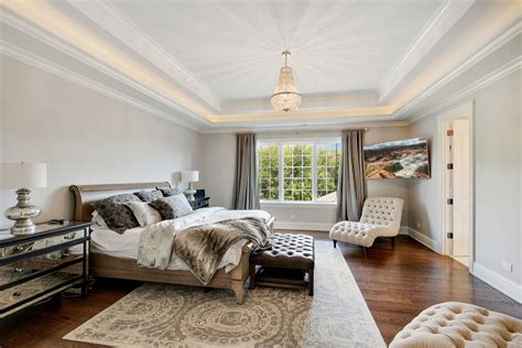 Coffered Ceilings in a Modern Bedroom