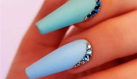 Coffin Multicolored Nails 23 Cute MultiColored To Copy This Summer StayGlam